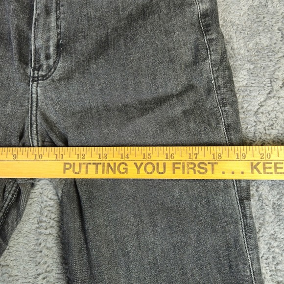 Hollister‎ Jeans Womens 11R 30x31 High Rise Flare Distressed Hem Stretch Denim - Picture 8 of 9